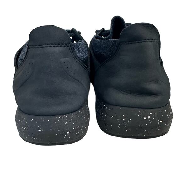 Earth Blaze Blue Knit and Leather Causal Comfort Sneaker, Size 9 - Picture 4 of 6